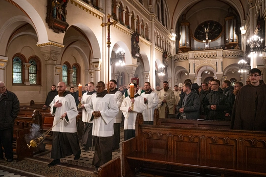 Kolędowanie kleryków w Katowicach-Panewnikach