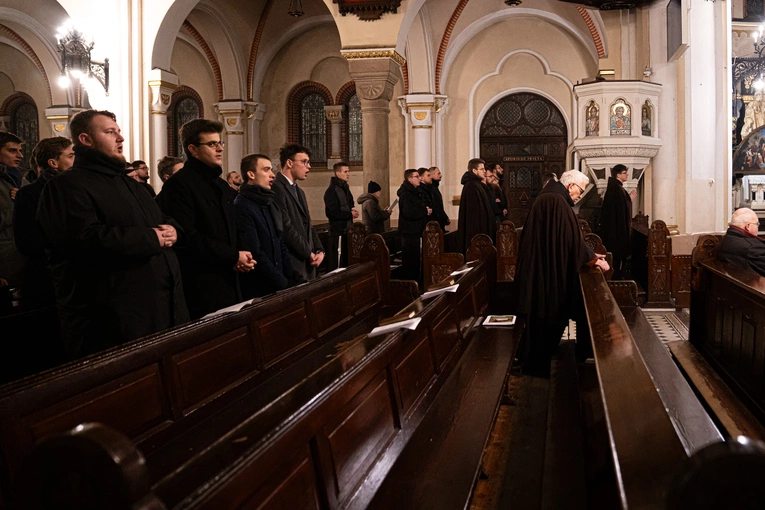 Kolędowanie kleryków w Katowicach-Panewnikach