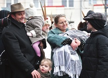 W rolę błogosławionych wcieliła się gorzowska rodzina.