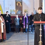 Modlitwa międzyreligijna w bazylice Mariackiej w Gdańsku