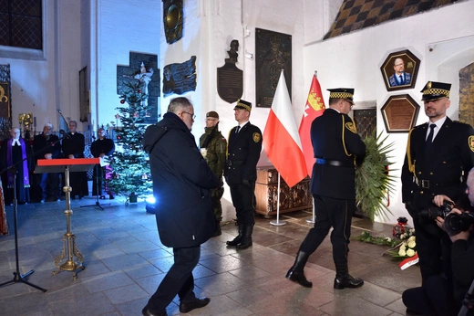 Modlitwa międzyreligijna w bazylice Mariackiej w Gdańsku