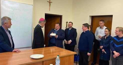 Zaliczali egzaminy i składali życzenia