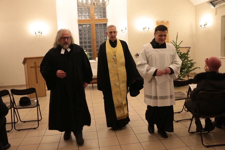 Płock. Nabożeństwo ewangelickie w zborze
