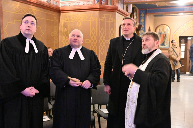 Wspólna modlitwa w cerkwi w Gdańsku