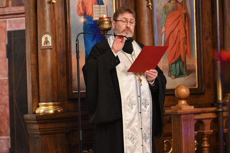 Wspólna modlitwa w cerkwi w Gdańsku