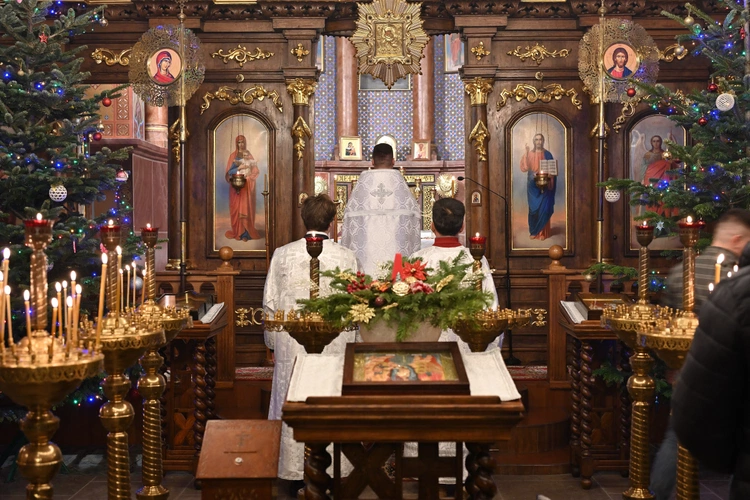 Wspólna modlitwa w cerkwi w Gdańsku