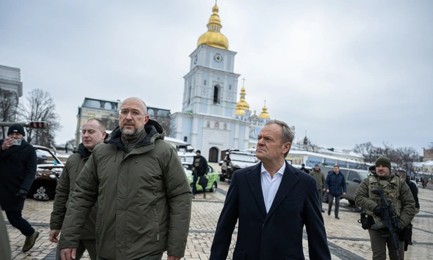 Premier Tusk w Kijowie