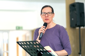 	Agnieszka Lesiów mówiła o duchowej ekologii na podstawie encykliki papieża Franciszka Laudato si'.