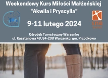 Kurs przeznaczony jest dla małżeństw o stażu od dwóch lat.