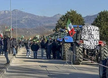 Protest rolnikóœ we Włoszech