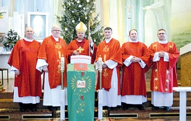 	Z okazji święta patronalnego spotkanie odbyło się w parafii Ducha Świętego w Krapkowicach-Otmęcie.