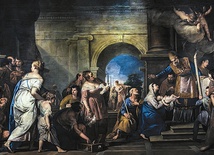 Gregorio Lazzarini Ofiarowanie Jezusa w świątyni  olej na płótnie, ok. 1700 Galeria Akademii, Wenecja