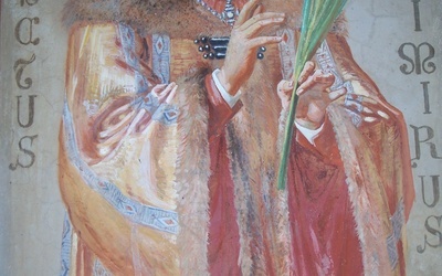 Wizerunek św. Kazimierza w sanktuarium Matki Bożej na Mentorelli (Włochy)