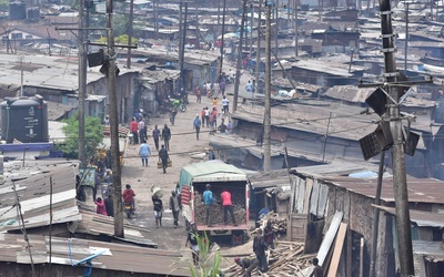 Nairobi. Slumsy Madare