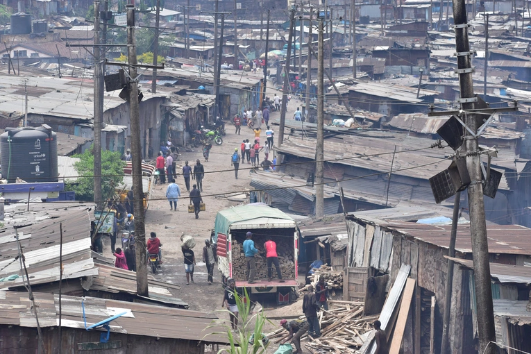 Nairobi. Slumsy Madare