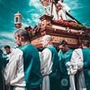 Procesja Semana Santa (Wielkiego Tygodnia) w kastylijskim mieście Merida.