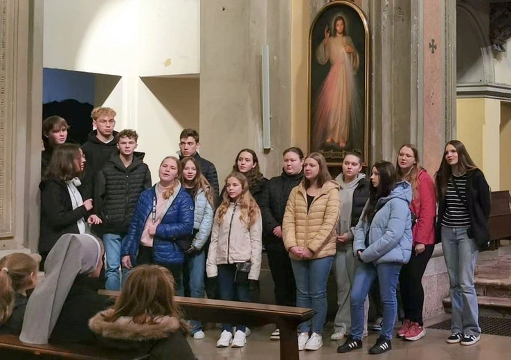 Wyjazd młodzieży z Rachowic    