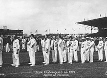 Ekipa polskich sportowców  na Igrzyskach Olimpijskich  w Paryżu w 1924 r.