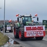 Gorzyczki. Rolnicy blokują wjazd i zjazd z autostrady A1 [ZDJĘCIA]
