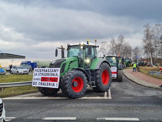 Gorzyczki. Ogólnopolski protest rolników