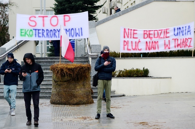 Olsztyn. Protest rolników