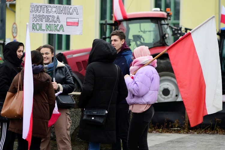 Olsztyn. Protest rolników