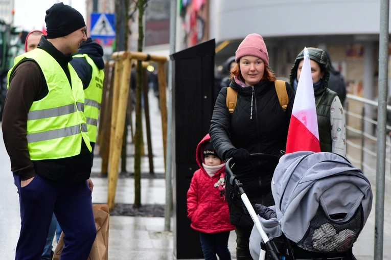 Olsztyn. Protest rolników