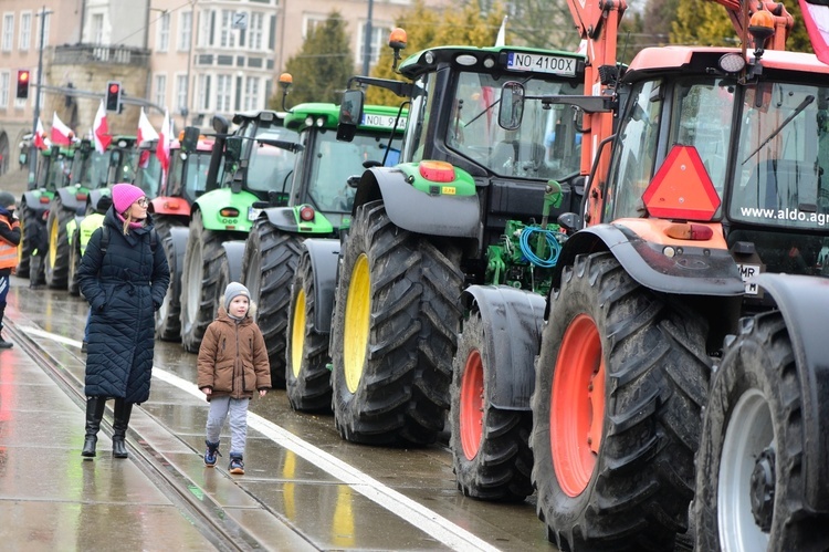 Olsztyn. Protest rolników