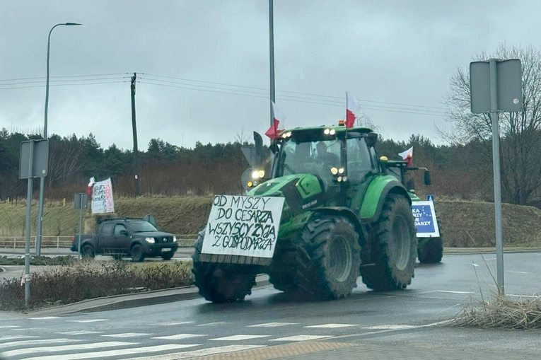 Olsztyn. Protest rolników