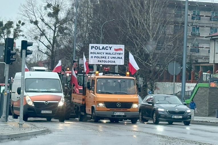 Olsztyn. Protest rolników