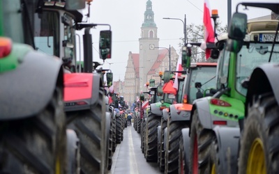 Olsztyn. Protest rolników