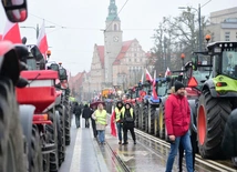 Protest rolników w Olsztynie