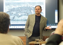 Spotkanie prowadził dr hab. Dariusz Kaczor z Uniwersytetu Gdańskiego.