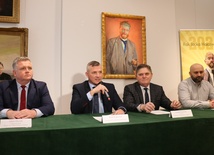 W konferencji udział wzięli: (od lewej) Adam Duszyk, Rafał Rajkowski, Leszek Ruszczyk i Damian Jendrzejczyk.