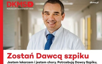 Trwa akcja pomocy dla dr. Piotra Sołtysiaka, który walczy z ostrą białaczką szpikową