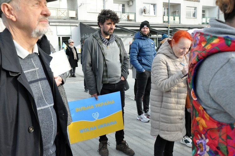 Wiec solidarności z walczącą Ukrainą 