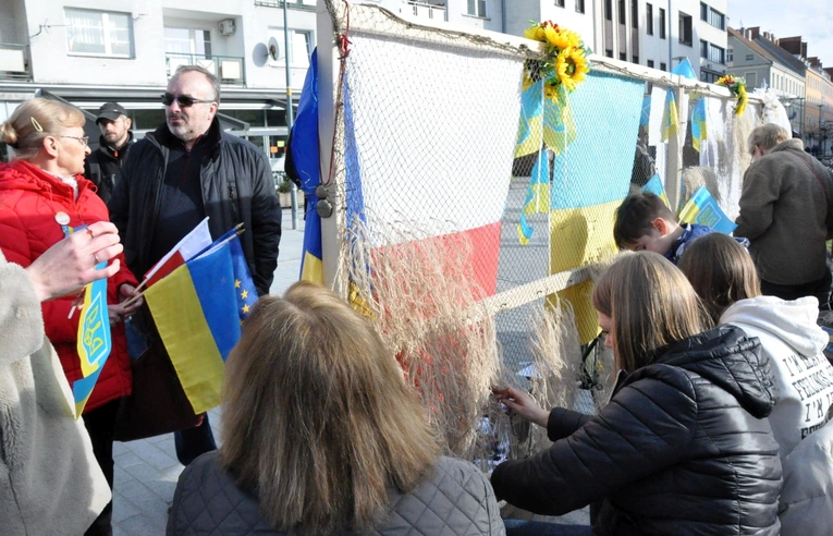 Wiec solidarności z walczącą Ukrainą 