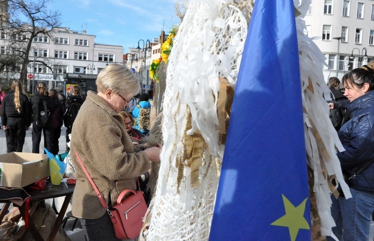 Wiec solidarności z walczącą Ukrainą 