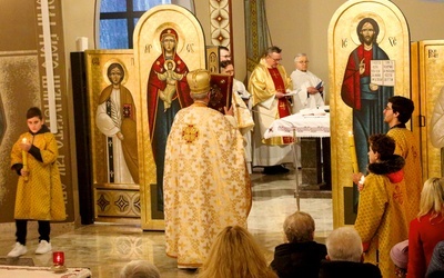 Liturgia sprawowana była w parafii greckokatolickiej pw. Narodzenia  św. Jana Chrzciciela w Elblągu.