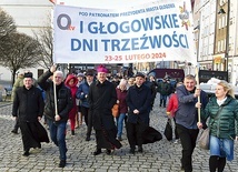 Przemarsz ulicami Głogowa odbył się pod hasłem  „Wolność od... Wolność dla...”.