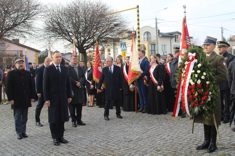 Mława. Upamiętnienie żołnierzy wyklętych z prezydentem RP