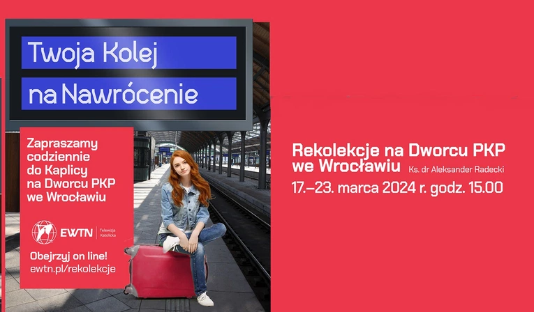 Rekolekcje na Dworcu Głównym we Wrocławiu 