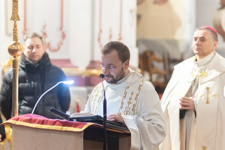 Liturgia słowa z bp. Adamem Bałabuchem