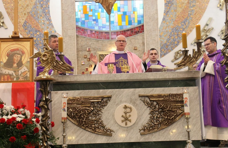 Mszy św. przewodniczył ks. Jarosław Wojtkun.