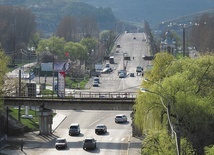 Nieoficjalna granica między Mołdawią i Naddniestrzem w mieście Rybnica.