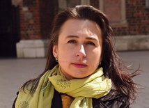 Julia Bereżko-Kamińska, ukraińska poetka i pisarka, która z Buczyuciekła do Polski.