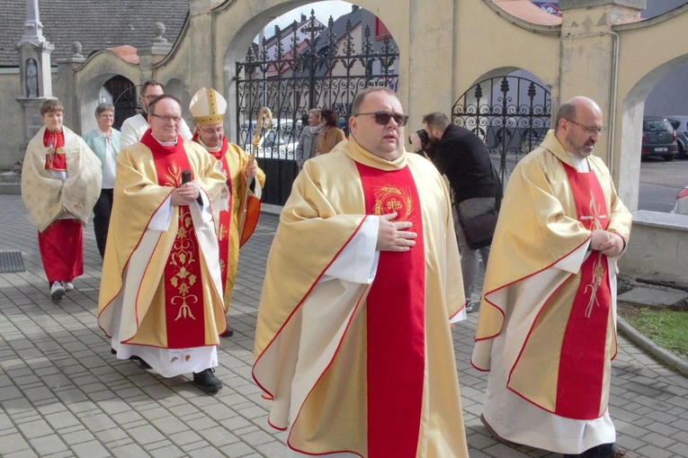 Wręczenie Krzyża "Pro Ecclesia et Pontifice" Hansowi Steinowi w Krzanowicach