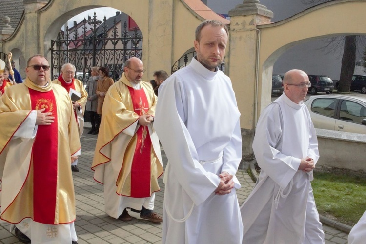 Wręczenie Krzyża "Pro Ecclesia et Pontifice" Hansowi Steinowi w Krzanowicach