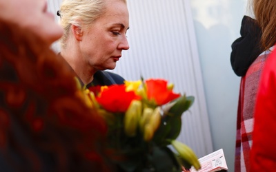 W antyputinowskiej demonstracji przed ambasadą Rosji w Berlinie wzięła udział Julia Nawalna