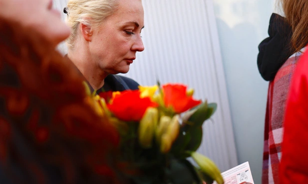 W antyputinowskiej demonstracji przed ambasadą Rosji w Berlinie wzięła udział Julia Nawalna